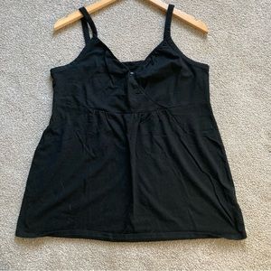 NWOT Gap Maternity Tank Top, M, Black
